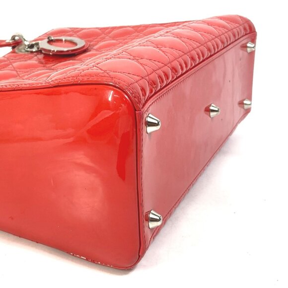 CHRISTIAN DIOR Red Shoulder Bag - Picture 11 of 14